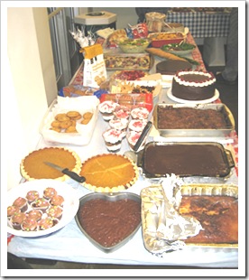 Mouth-watering dessert table